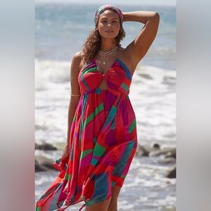 Anthropology Alani Maxi Cover Up Dress Size L